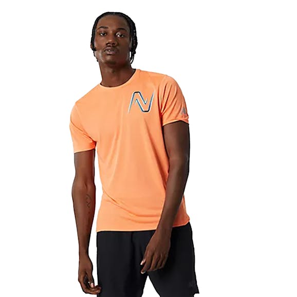 New Balance Impact Run Graphic T-shirt Heren New Balance Impact Run Graphic T-shirt Heren