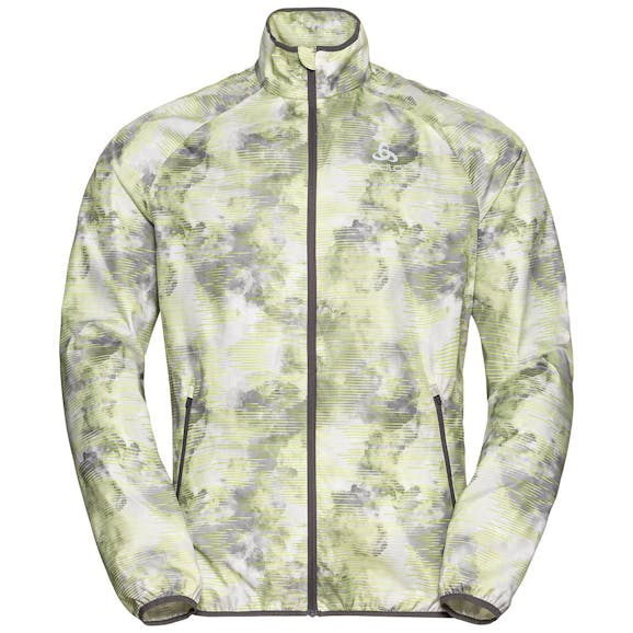 Odlo Essential Light Print Jacket Heren Odlo Essential Light Print Jacket Heren