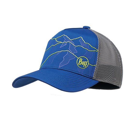 Buff Trucker Tech Cap Solid Cape Blue M/L Dames Buff Trucker Tech Cap Solid Cape Blue M/L Dames