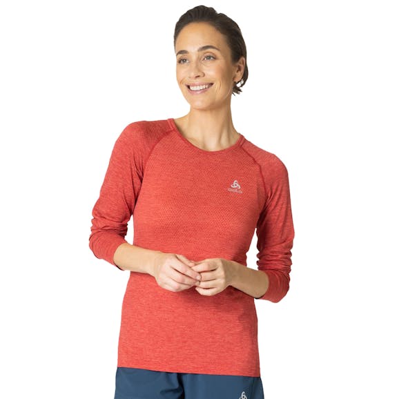Odlo Essential Seamless Crew Neck Shirt Dames Odlo Essential Seamless Crew Neck Shirt Dames