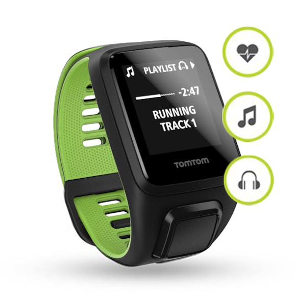 TomTom Runner 3 Cardio + Music + Hoofdtelefoon - Large TomTom Runner 3 Cardio + Music + Hoofdtelefoon - Large