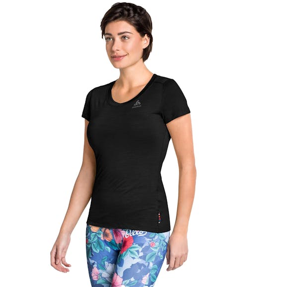 Odlo Merino 130 Crew Nek T-shirt Dames Odlo Merino 130 Crew Nek T-shirt Dames