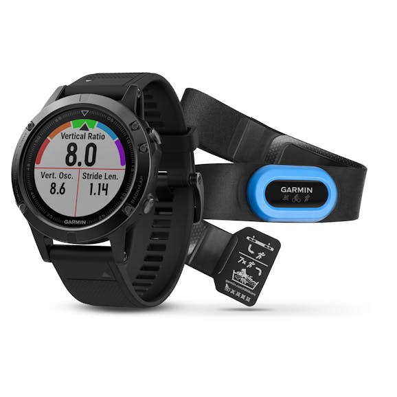 Garmin Fenix 5 Sapphire Performer Bundel Garmin Fenix 5 Sapphire Performer Bundel