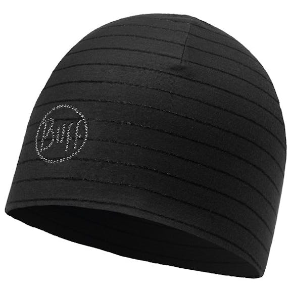 Buff Microfiber Reversible Hat Black Stripes Chic Buff Microfiber Reversible Hat Black Stripes Chic
