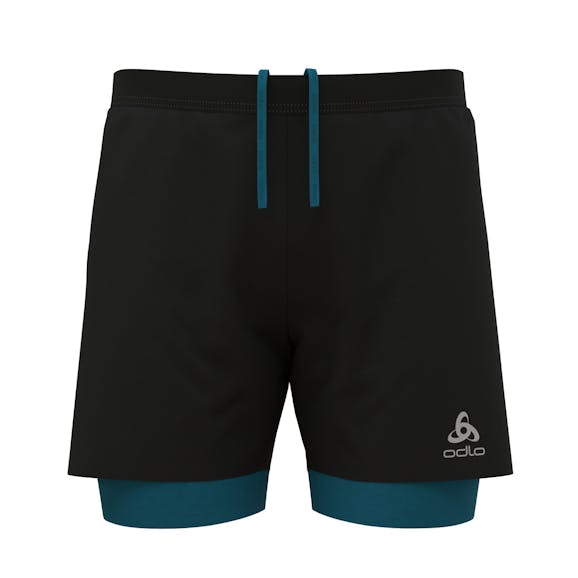 Odlo Zeroweight 5 Inch 2-In-1 Short Heren Odlo Zeroweight 5 Inch 2-In-1 Short Heren