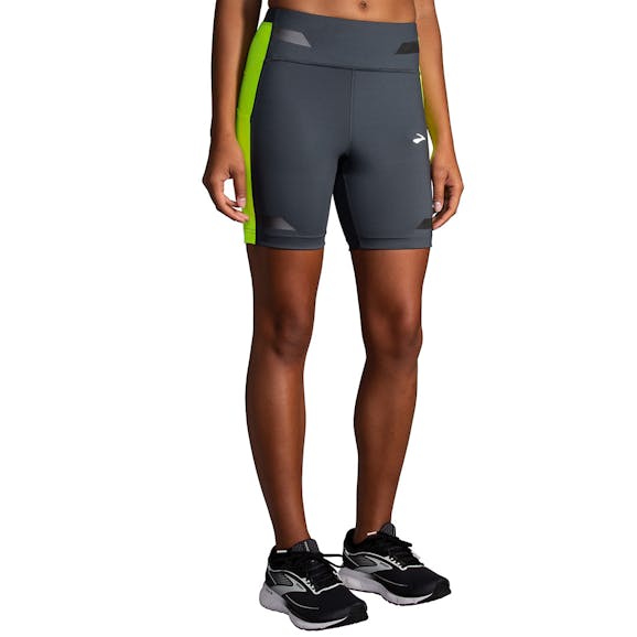 Brooks Run Visible 6 Inch Short Tight Dames Brooks Run Visible 6 Inch Short Tight Dames