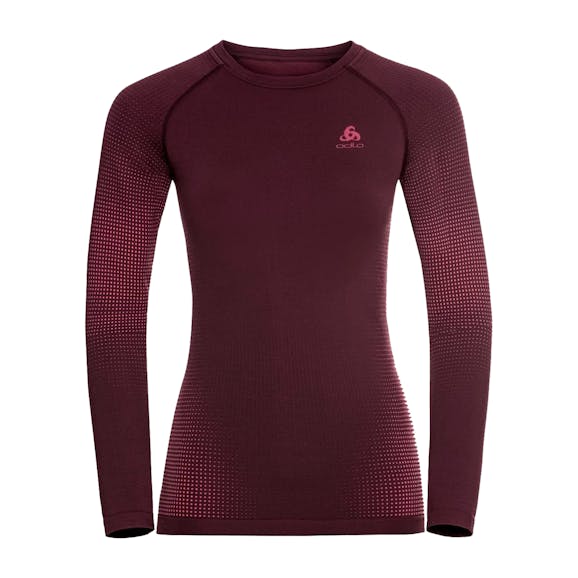 Odlo Performance Warm Eco Crew Neck Shirt Dames Odlo Performance Warm Eco Crew Neck Shirt Dames