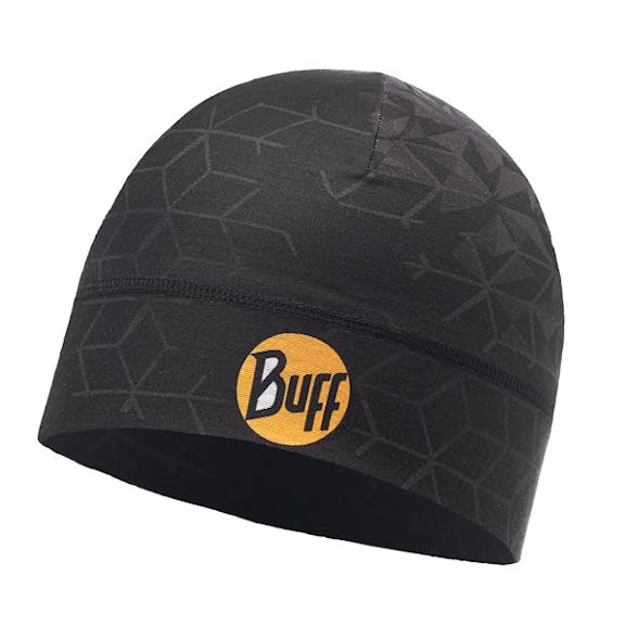 Buff Microfiber 1 Layer Hat Helix Black