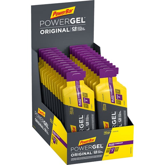 Powerbar Powergel + Cafeine Black Currant Box Powerbar Powergel + Cafeine Black Currant Box