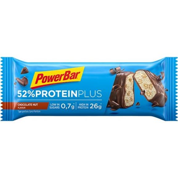 Powerbar Protein Plus 52% Bar Chocolate Nut 50 gram Unisex Powerbar Protein Plus 52% Bar Chocolate Nut 50 gram Unisex