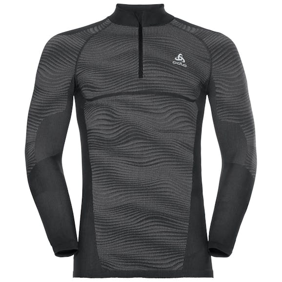 Odlo SUW Turtle Neck 1/2 Zip LS Top Heren Odlo SUW Turtle Neck 1/2 Zip LS Top Heren