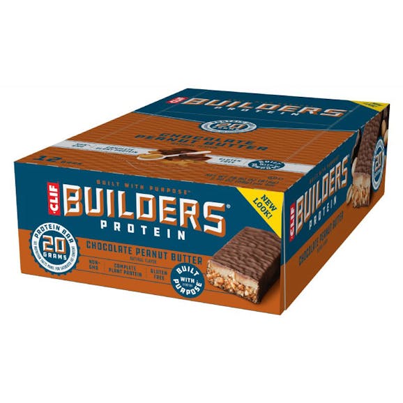 Clif Builders Bar Chocolate Peanut Butter Box