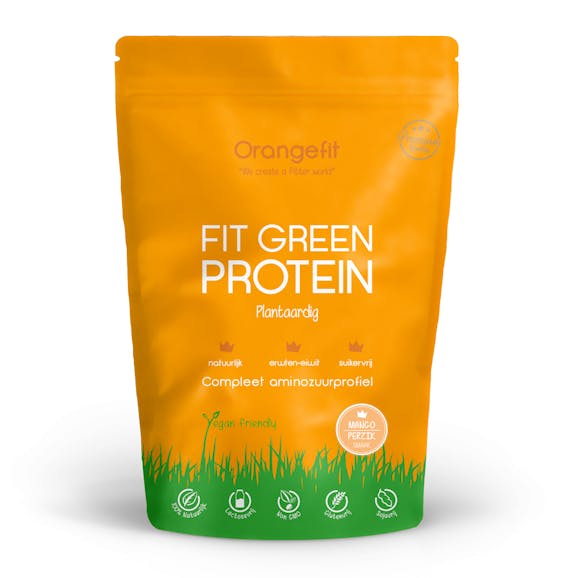Orangefit Fit Green Protein Mango-Perzik 1kg