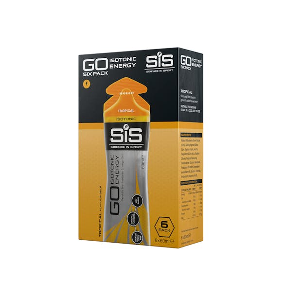 SIS 6-pack Go Isotonic Energy Gel Tropical 60ml