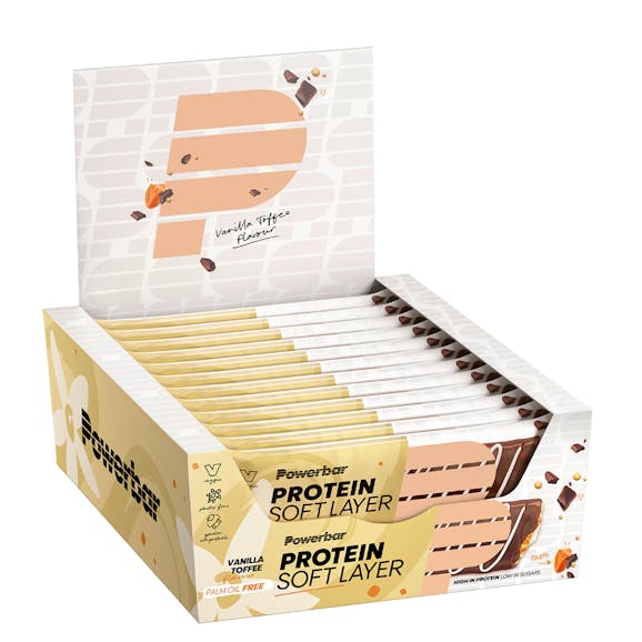 Powerbar Protein Soft Layer Bar Vanilla Toffee Box Powerbar Protein Soft Layer Bar Vanilla Toffee Box
