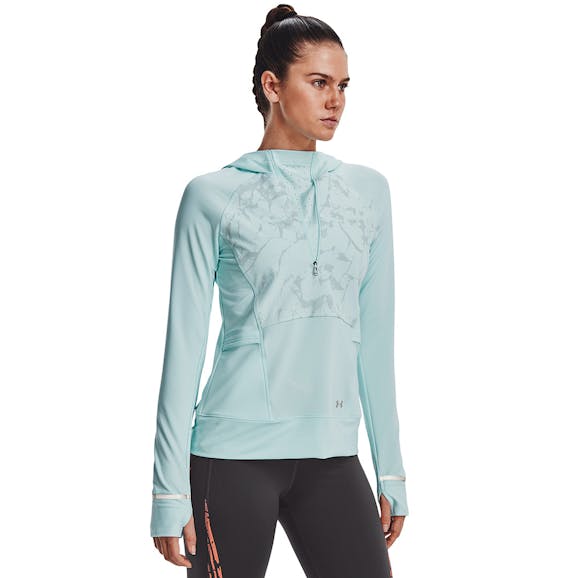 Under Armour OutRun The Cold 1/2 Zip Hoodie Dames Under Armour OutRun The Cold 1/2 Zip Hoodie Dames