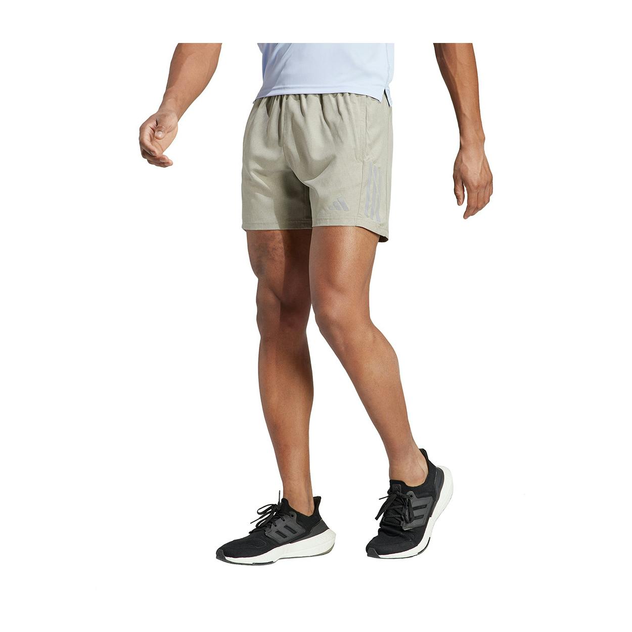 adidas Own The Run Heather 5 Inch Short Heren