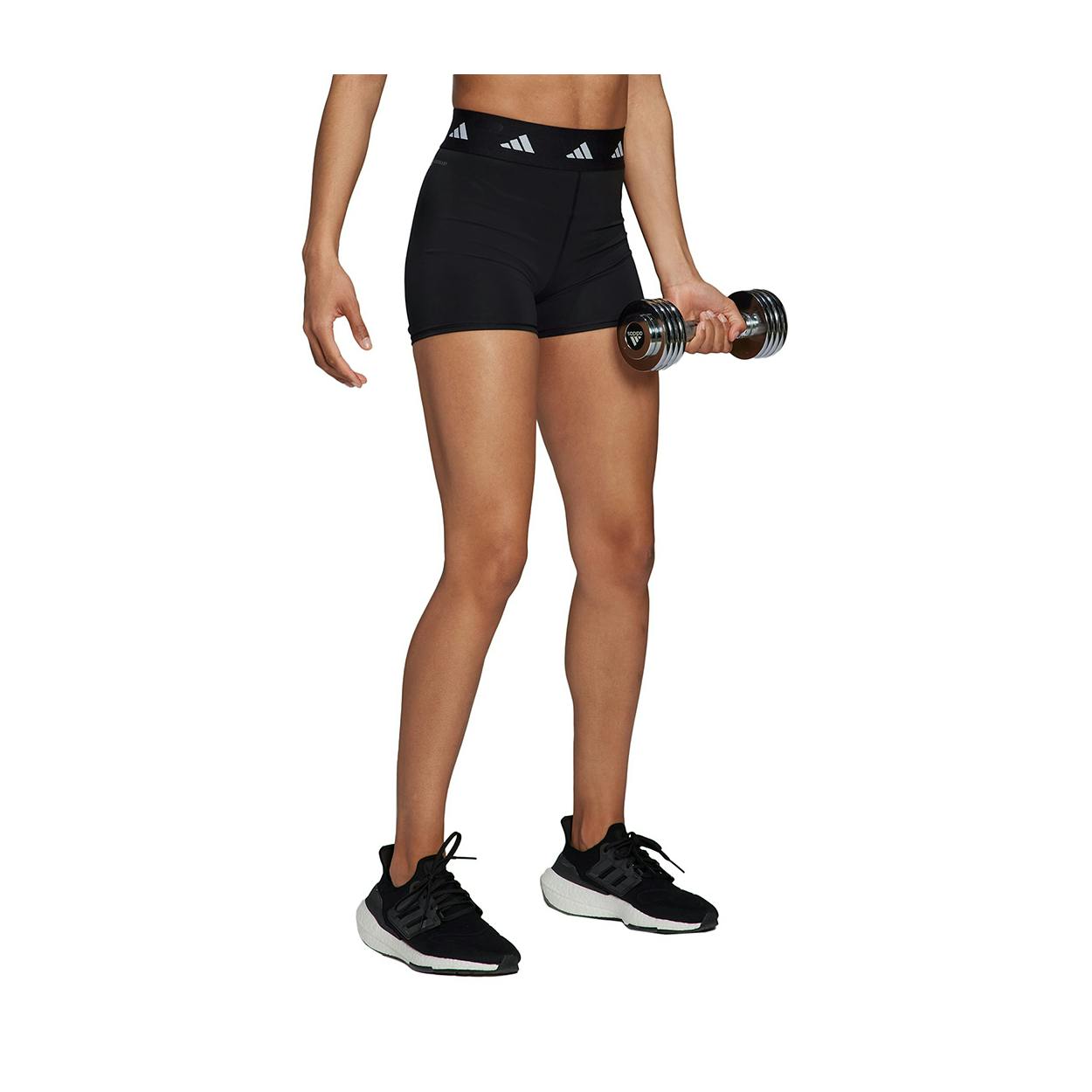 Adidas short top running tights