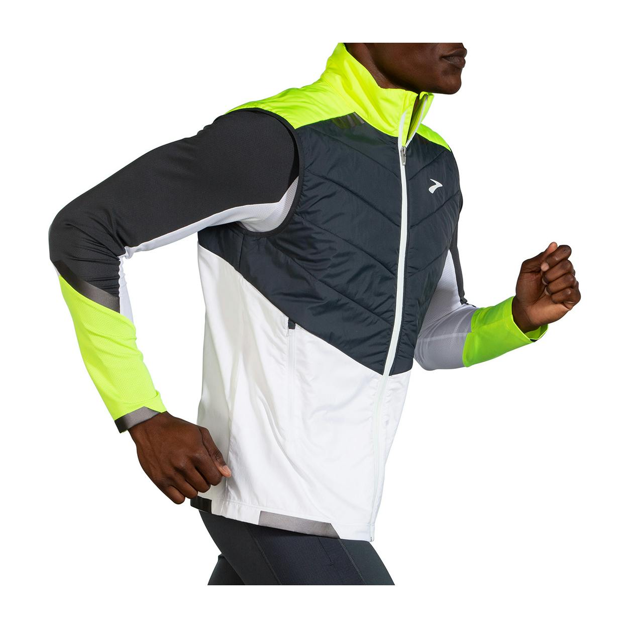 Brooks Run Visible Insulated Vest Heren All4running