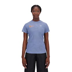 New Balance NYC Marathon Q Speed Jacquard T-shirt Dames