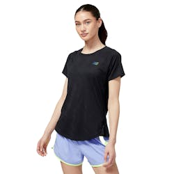 New Balance Q Speed Jacquard T-shirt Dames