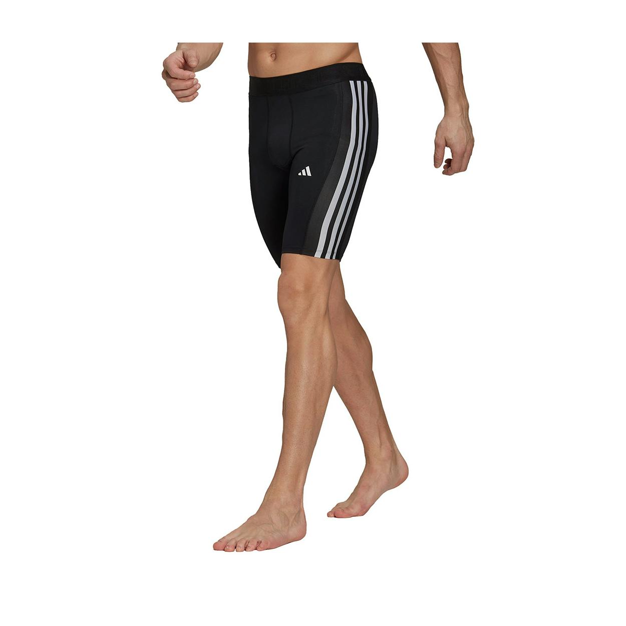 adidas TechFit 3 Stripes Short Tight Heren