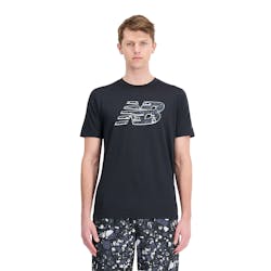New Balance Graphic Core Run T-shirt Heren