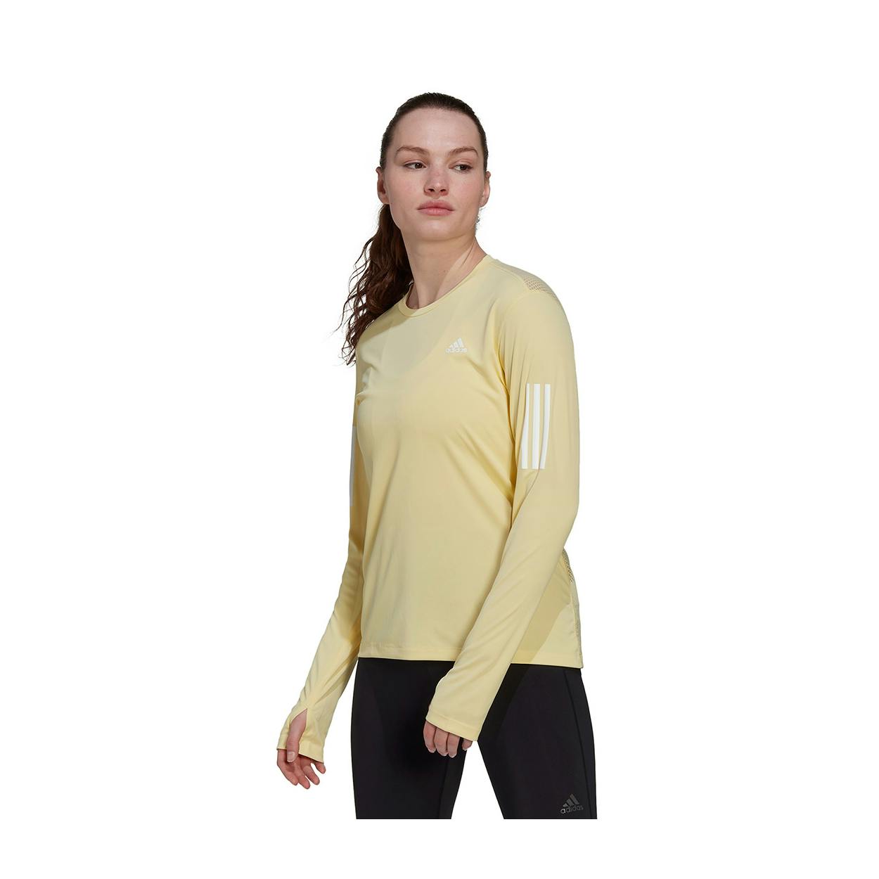 Adidas running shirt womens best sale