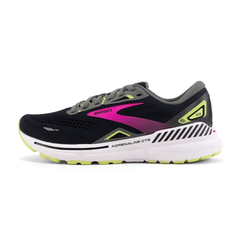 Een uitzicht op de zijkanten van de Brooks Adrenaline Go To Shoe 23 loopschoen voor vrouwen