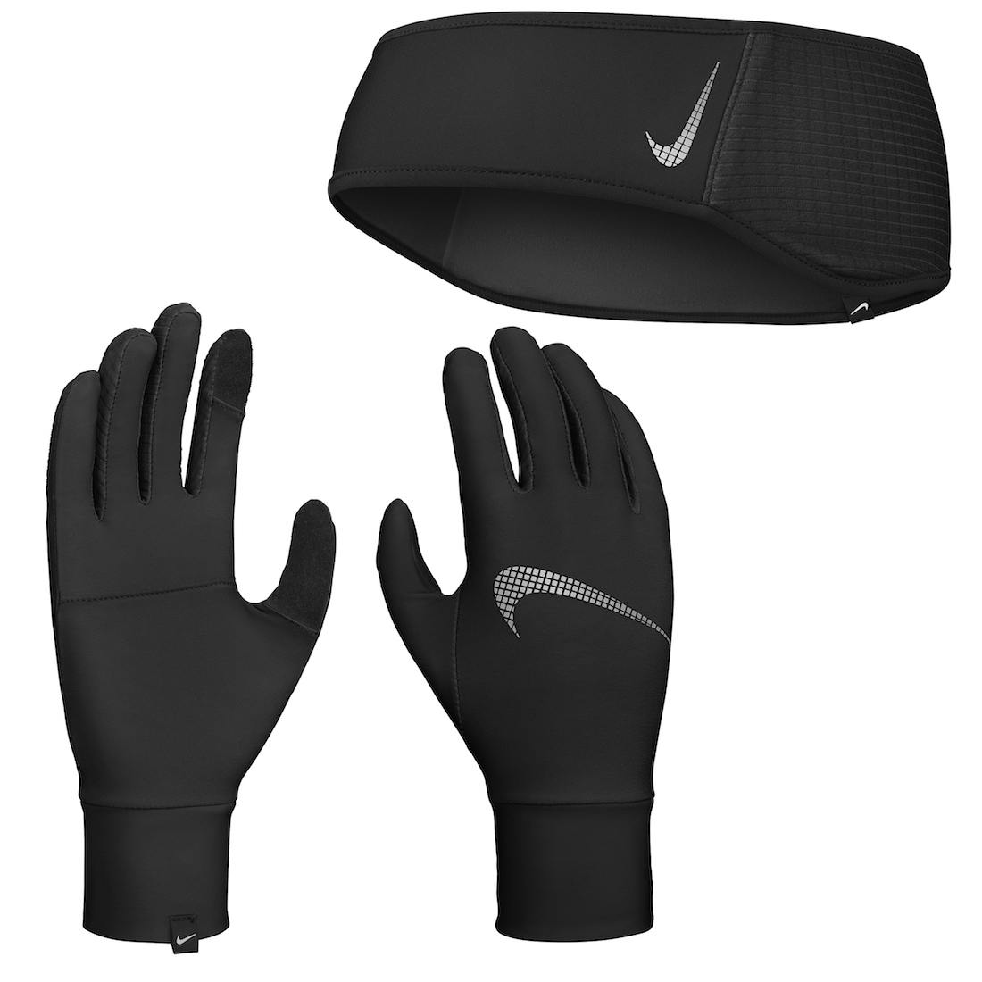 Nike Essential Running Headband and Glove Set Dames