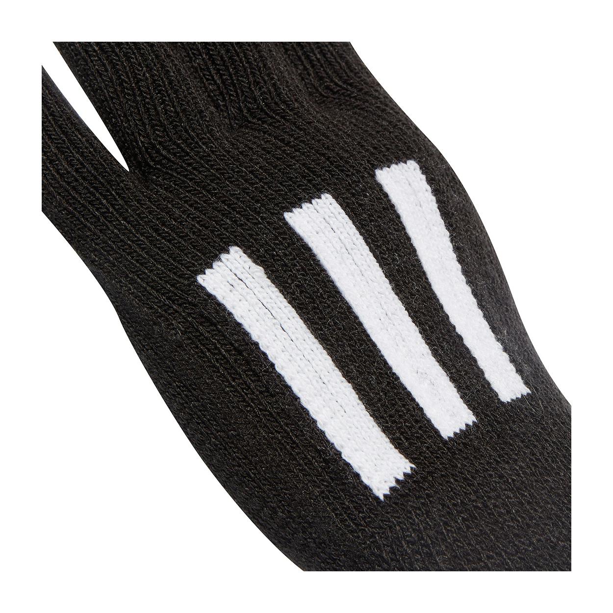 Adidas triple stripe glove sales