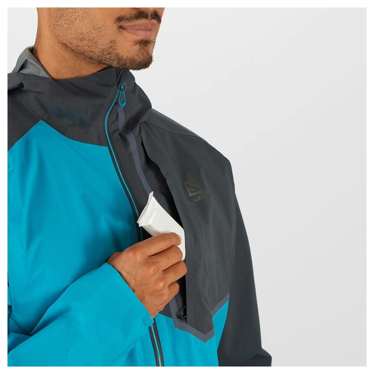 Nylon Achterhouden Renaissance Salomon Bonatti Trail Waterproof Jacket Heren | All4running